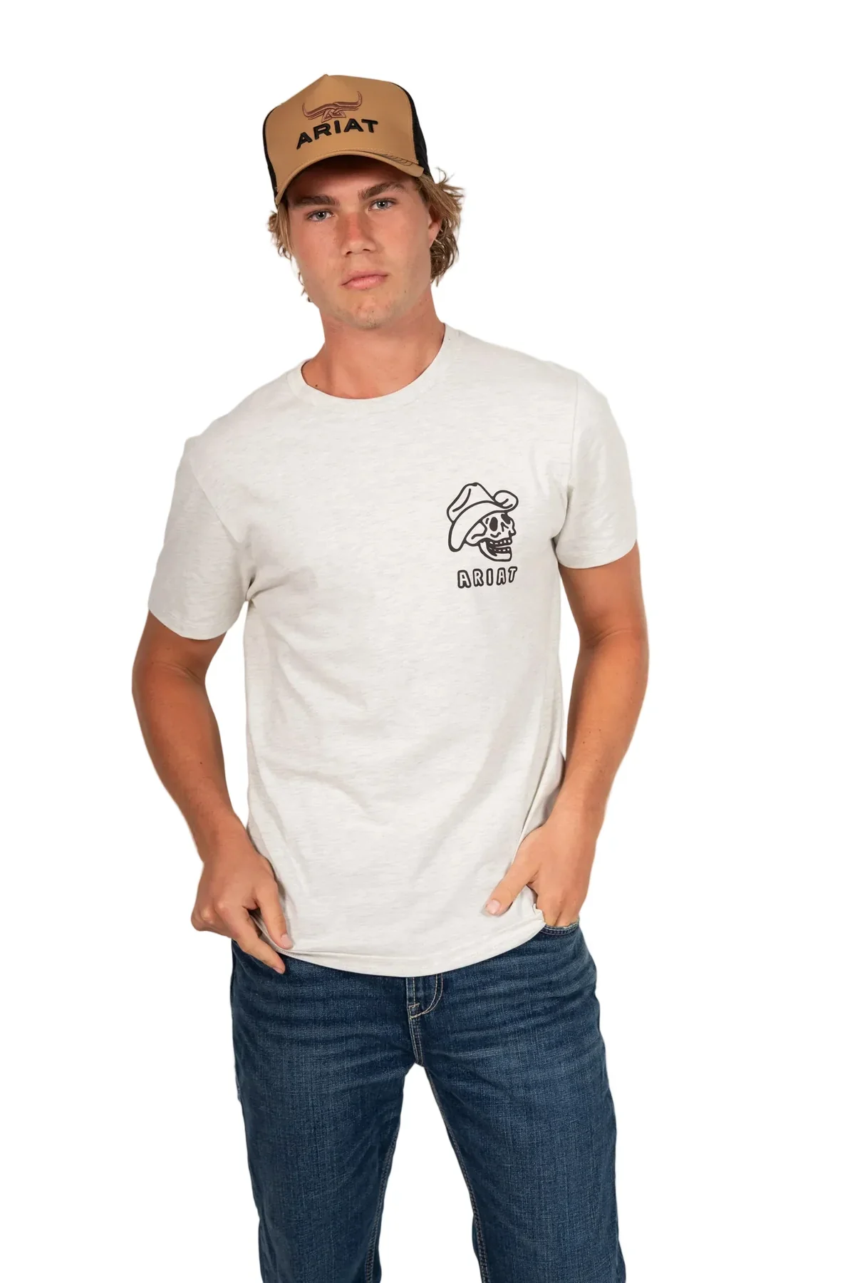 Ariat Bull Horn Trucker Cap - Image 5