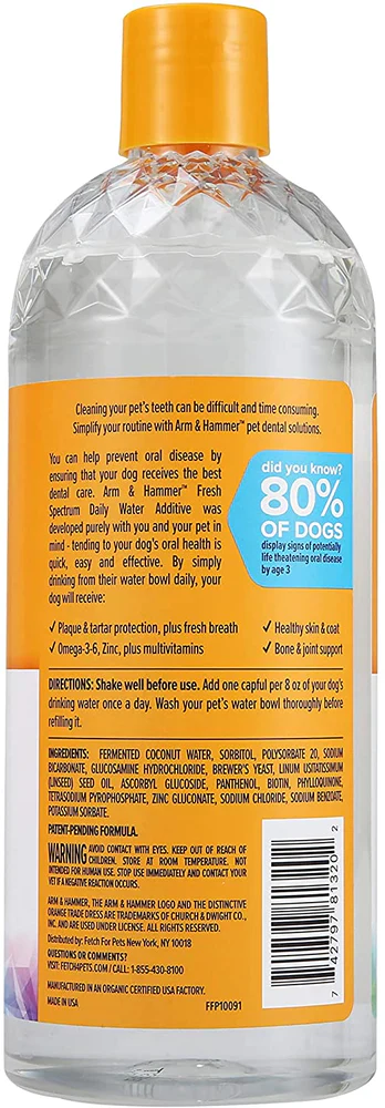 A&H Fresh Spectrum Water Additive for Dogs - Image 2