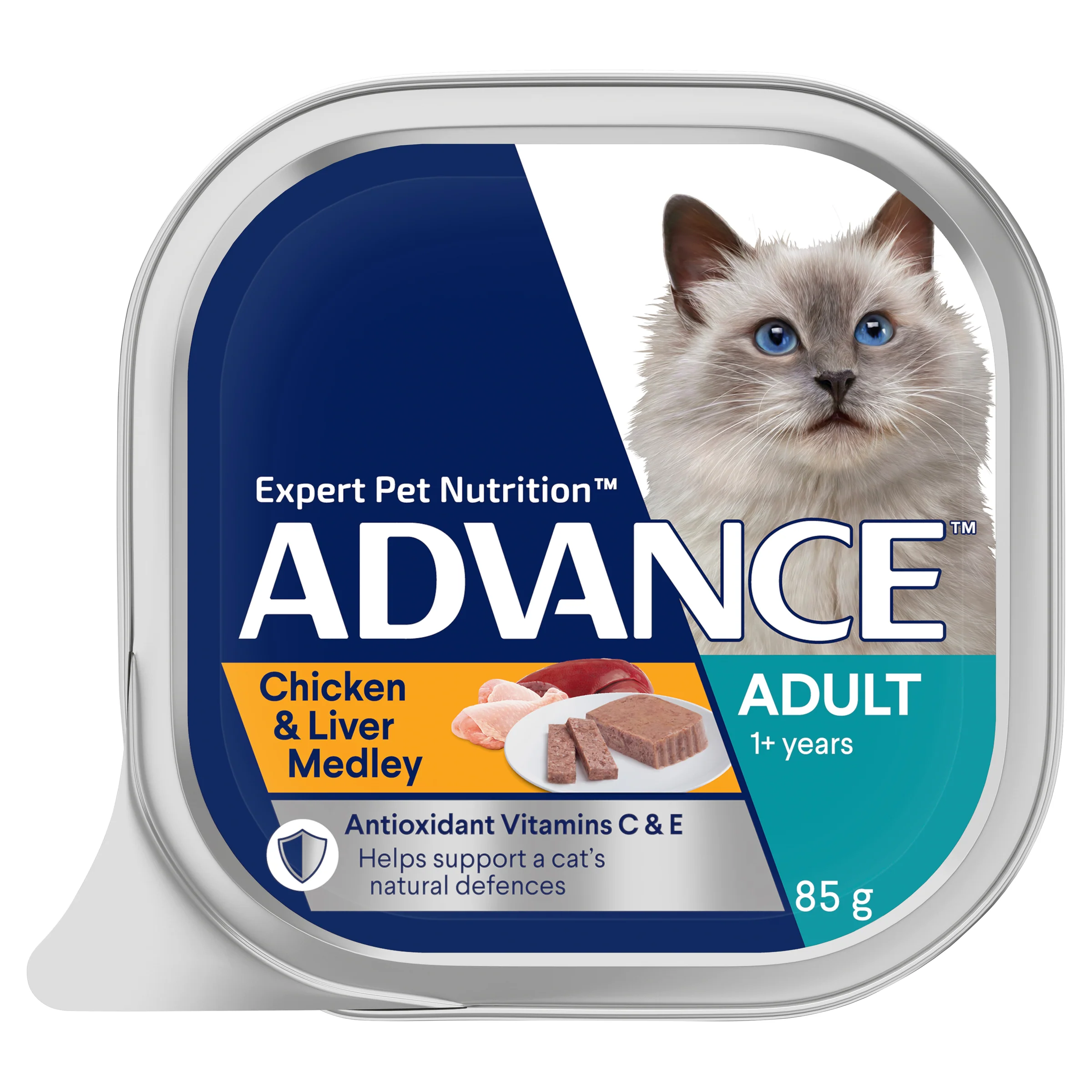 Advance Adult Chicken and Liver Trays Wet Cat Food - Image 9