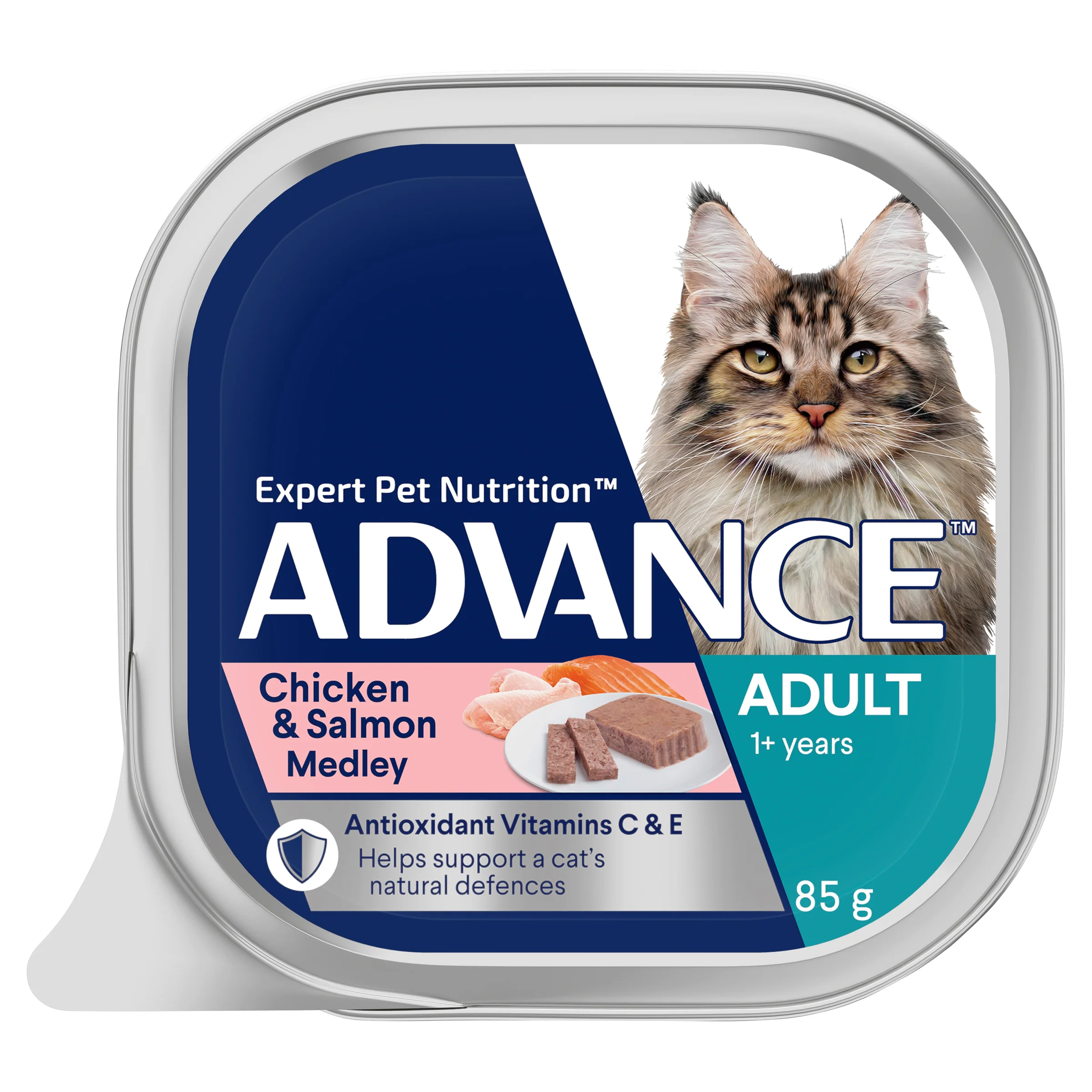 Advance Adult Chicken and Salmon Trays Wet Cat Food - Image 9