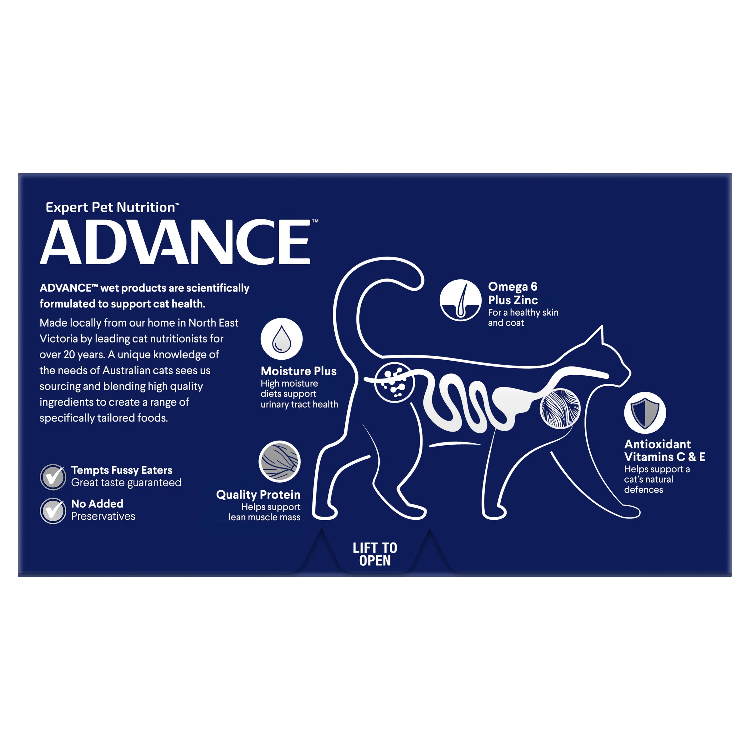 Advance Adult Delicate Tuna Trays Wet Cat Food - Image 2