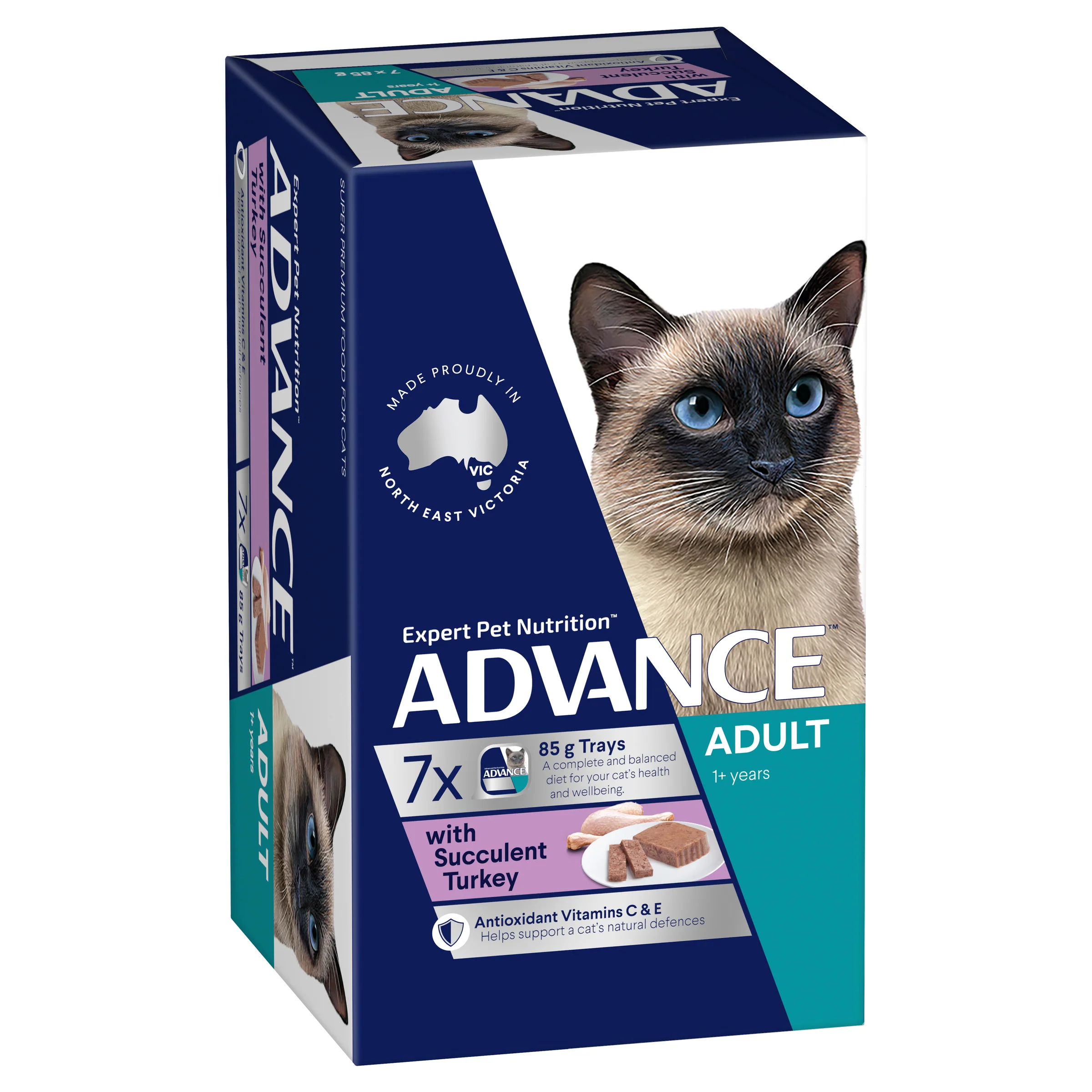 Advance Adult Succulent Turkey Trays Wet Cat Food - Image 8