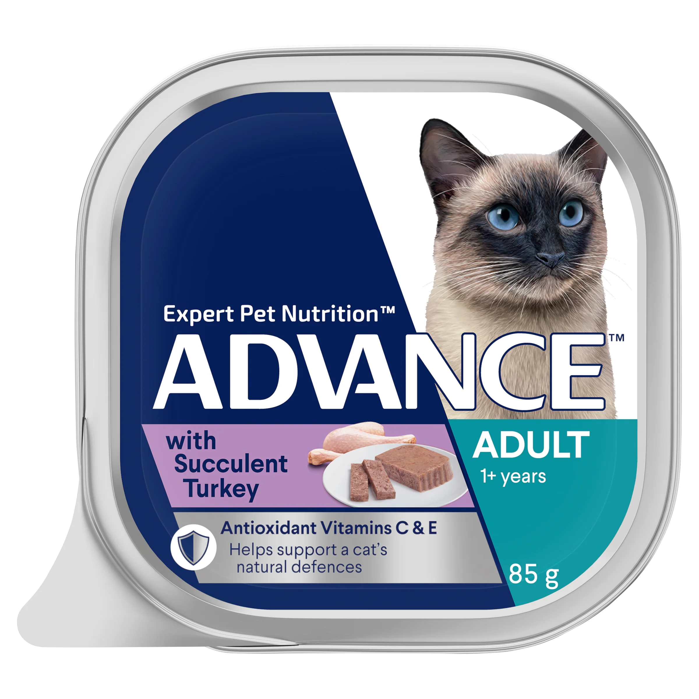 Advance Adult Succulent Turkey Trays Wet Cat Food - Image 9