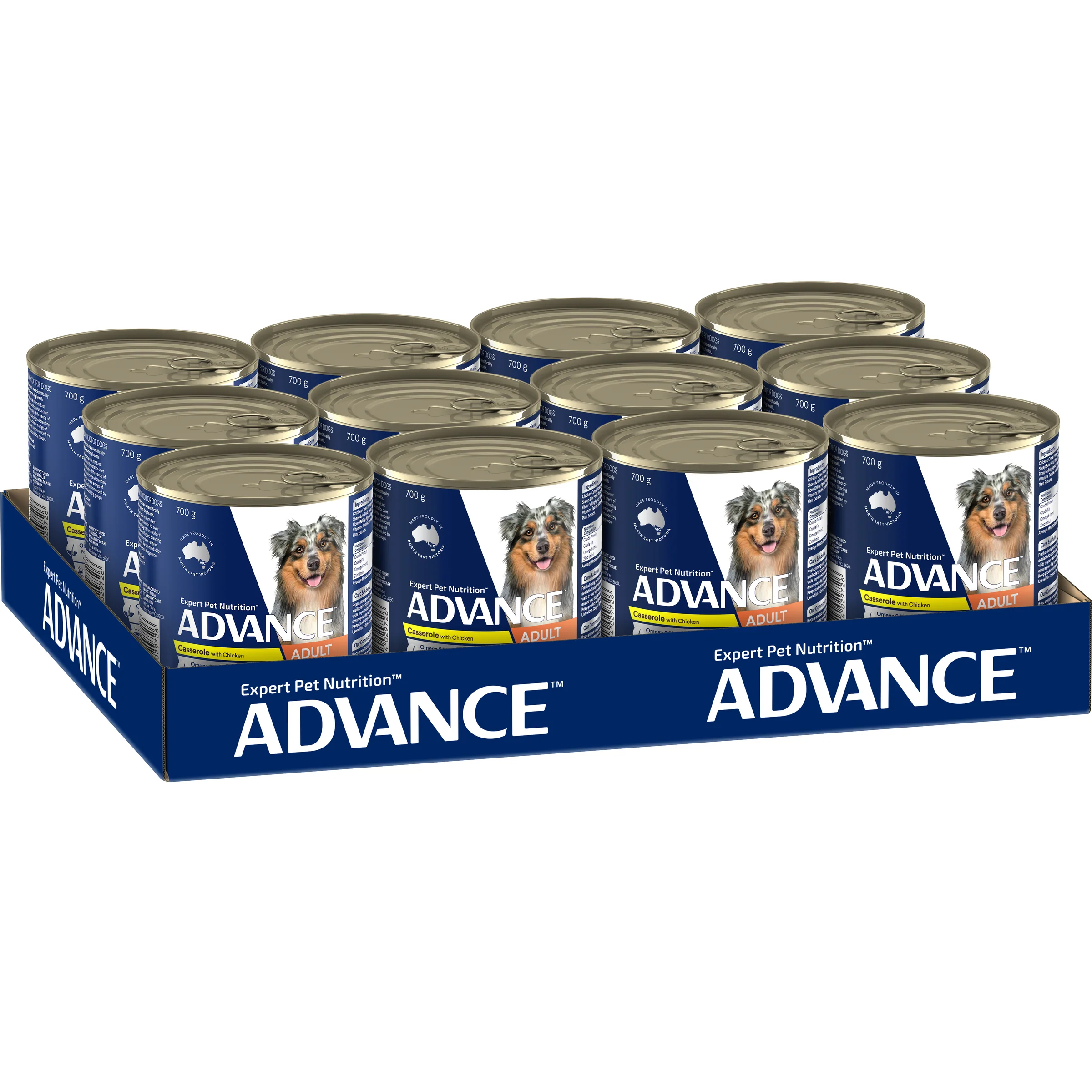 Advance Dog Adult All Breed Casserole with Chicken Wet Dog Food 700g - Image 2