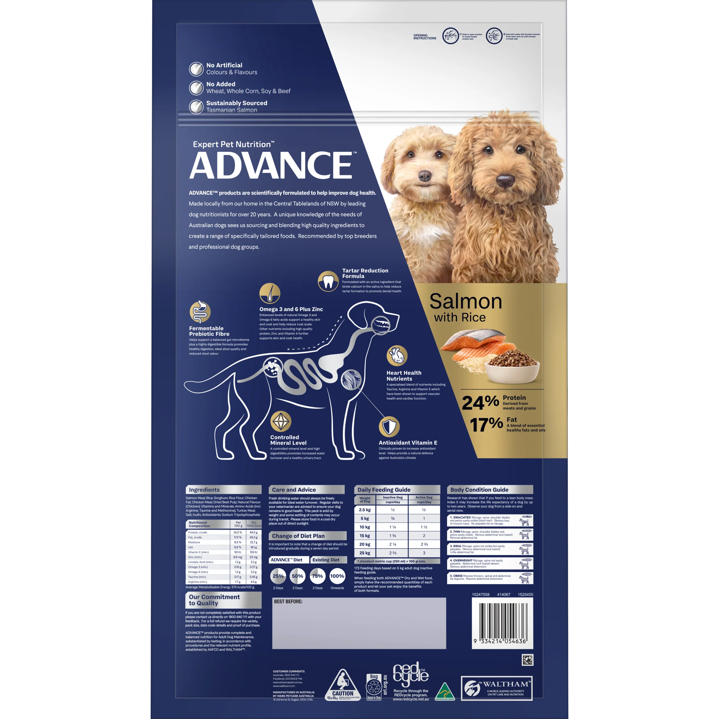 Advance Dog Adult Small Oodles Salmon with Rice Dry Dog Food - Image 2