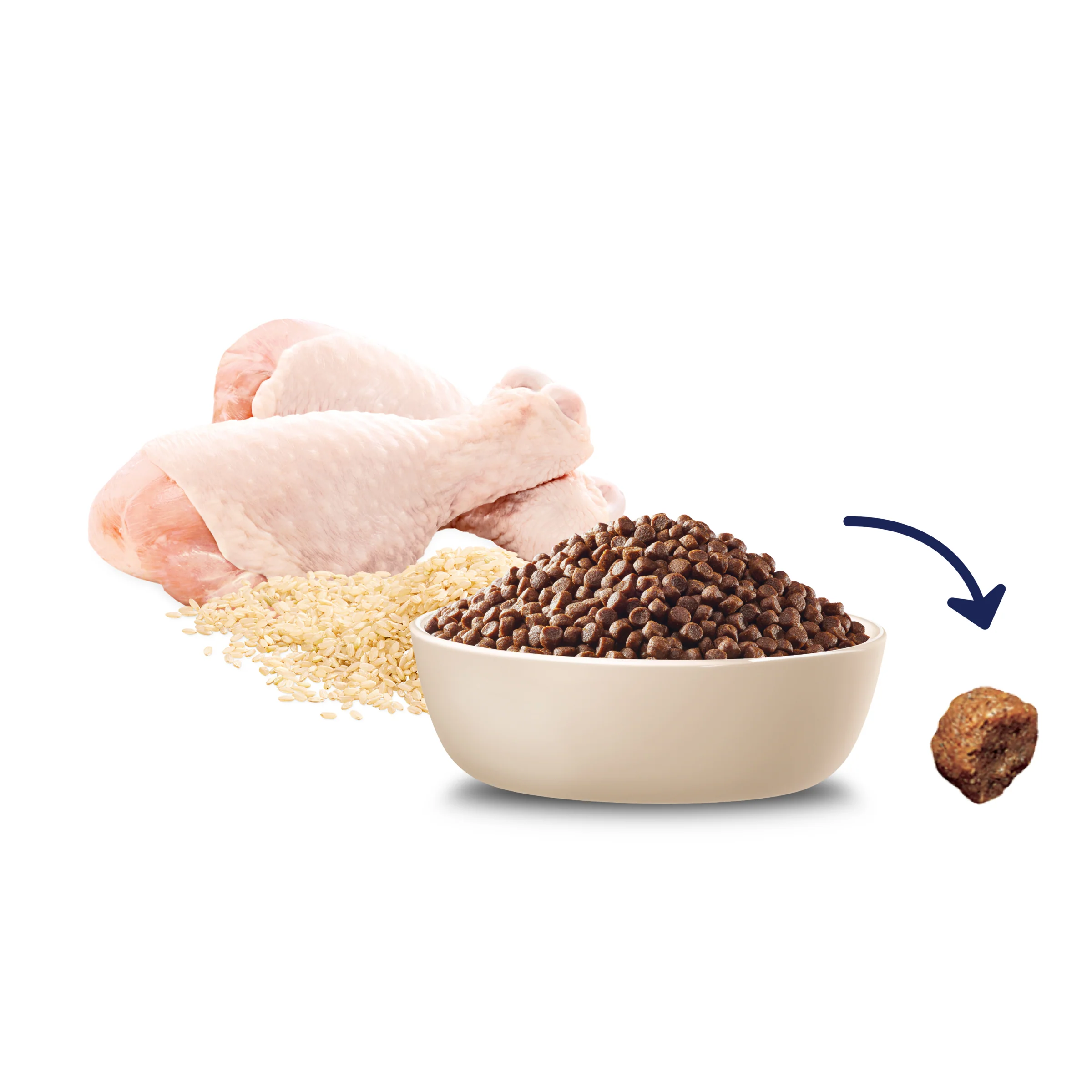 Advance Dog Puppy Small Breed Rehydratable Chicken with Rice Dry Dog Food - Image 7