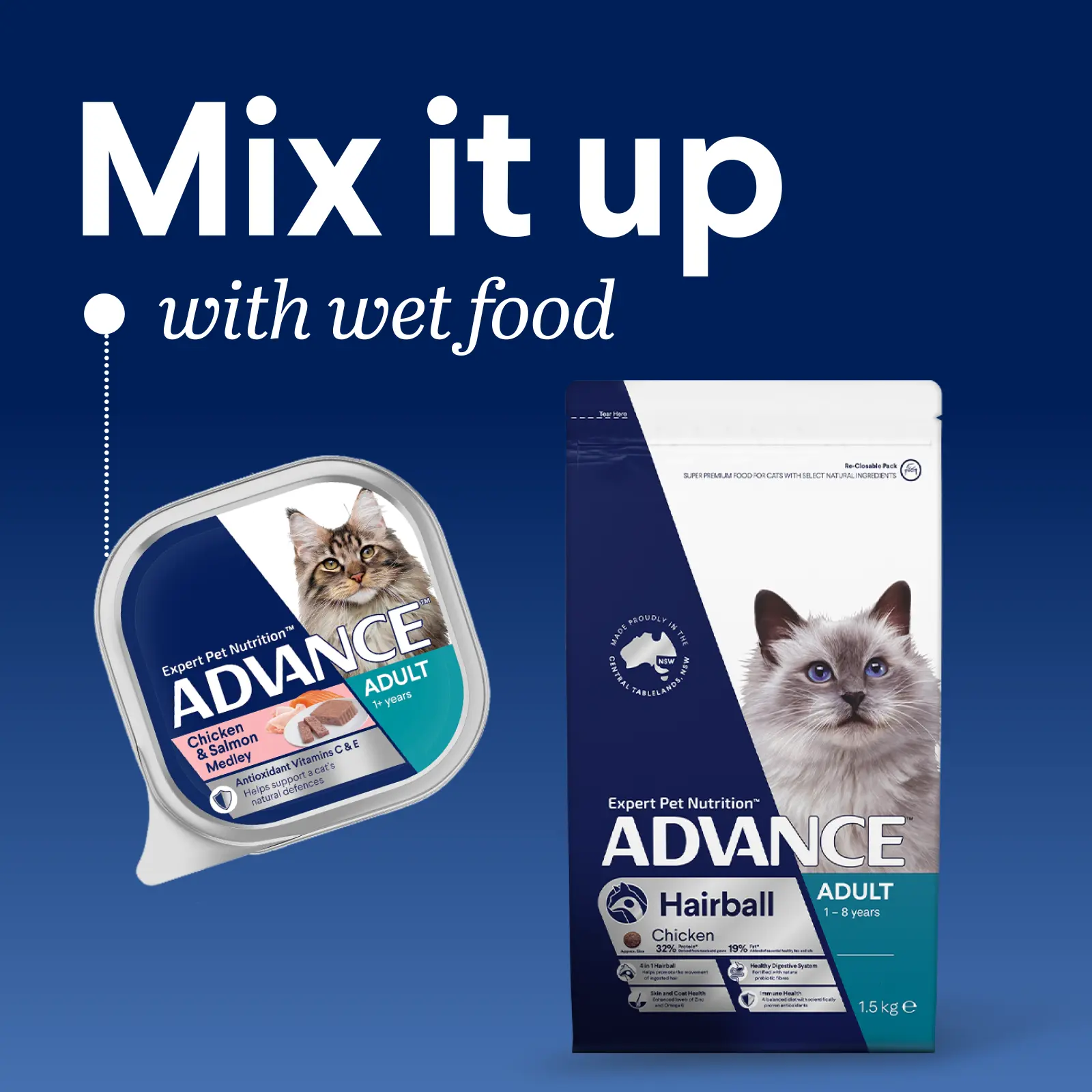 Advance Dry Cat Adult Hairball Chicken - Image 5
