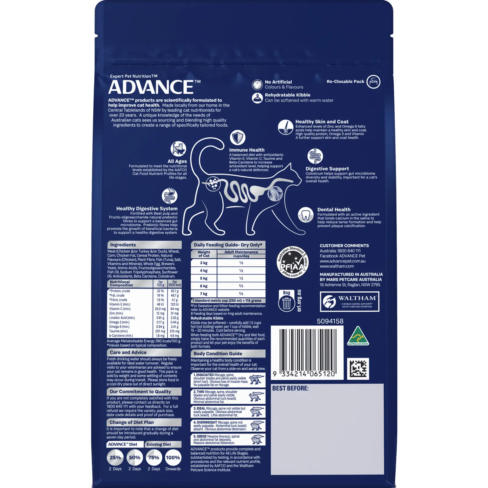 Advance Dry Multi-Cat Chicken and Ocean Fish - Image 2