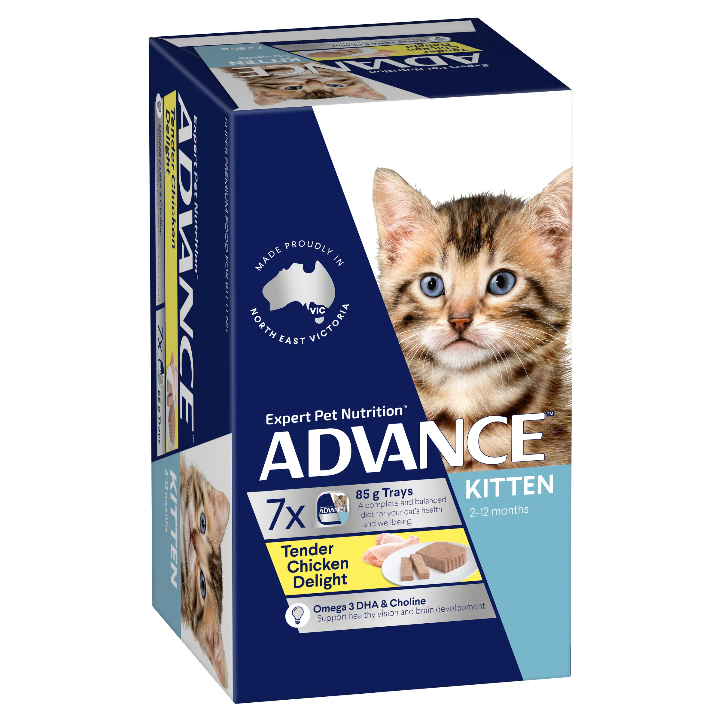 Advance Kitten Chicken Delight Trays Wet Cat Food - Image 8