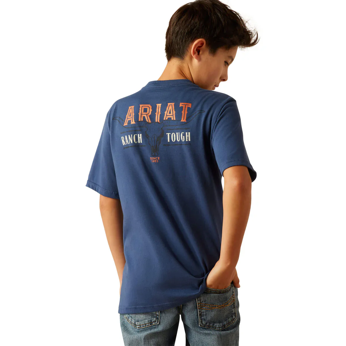 Ariat Boys Ranch Tough SS Tee - Image 3