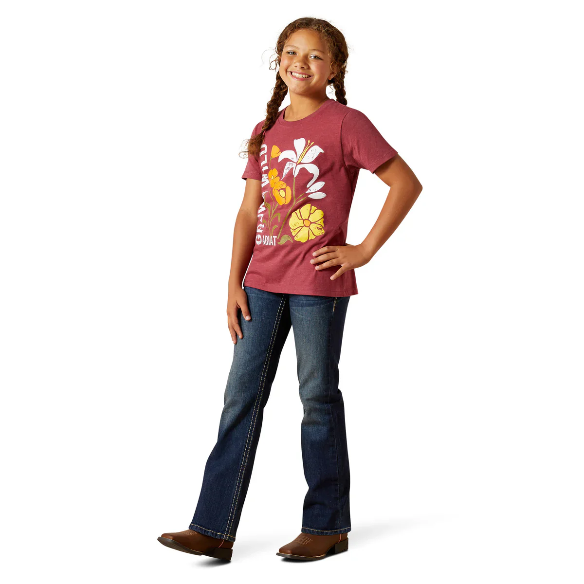 Ariat Girls Grown Wild Short Sleeve - Image 3