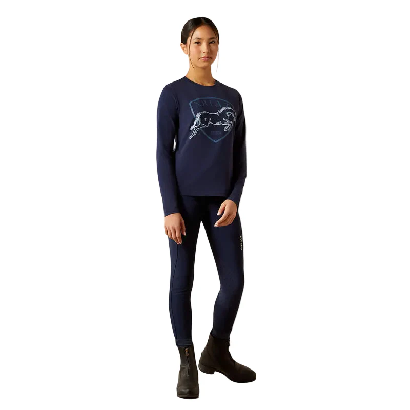 Ariat Girls Liberty Jump Long Sleeve T-shirt - Image 2