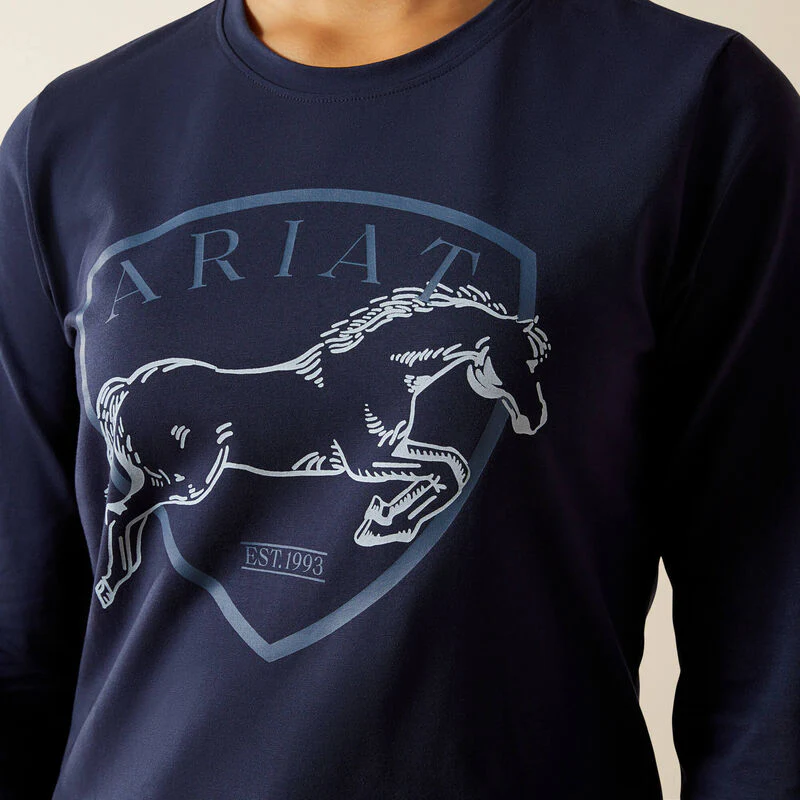 Ariat Girls Liberty Jump Long Sleeve T-shirt - Image 3