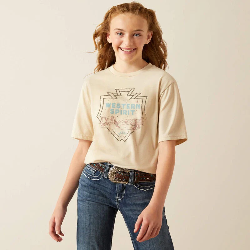 Ariat Girls Western Spirit SS Tee - Image 2