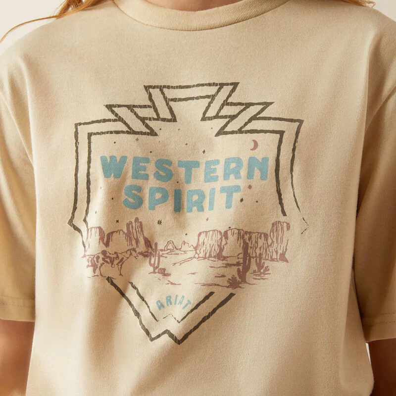 Ariat Girls Western Spirit SS Tee - Image 5
