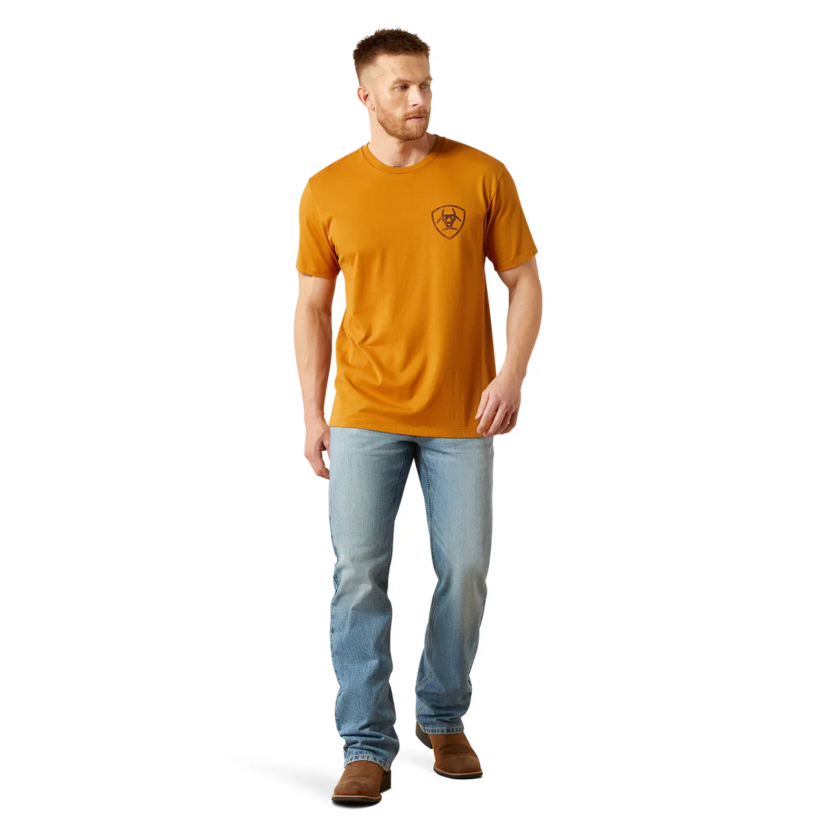Ariat Mens Big Bull Rider SS Tee - Image 3