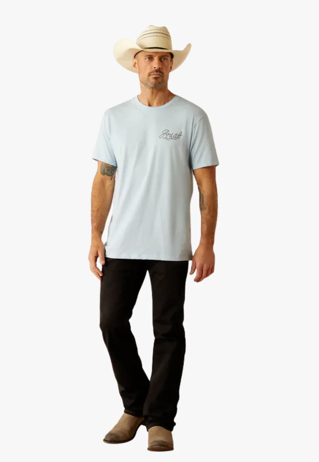 Ariat Mens Cactus Roper SS Tee - Image 3