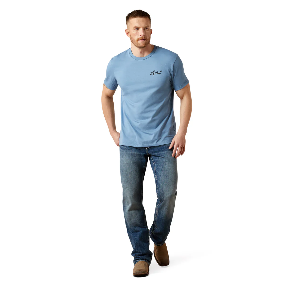 Ariat Mens Cattle Co SS Tee - Image 3