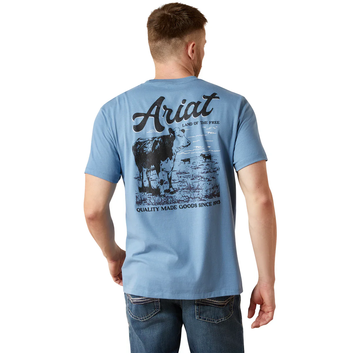 Ariat Mens Cattle Co SS Tee - Image 4