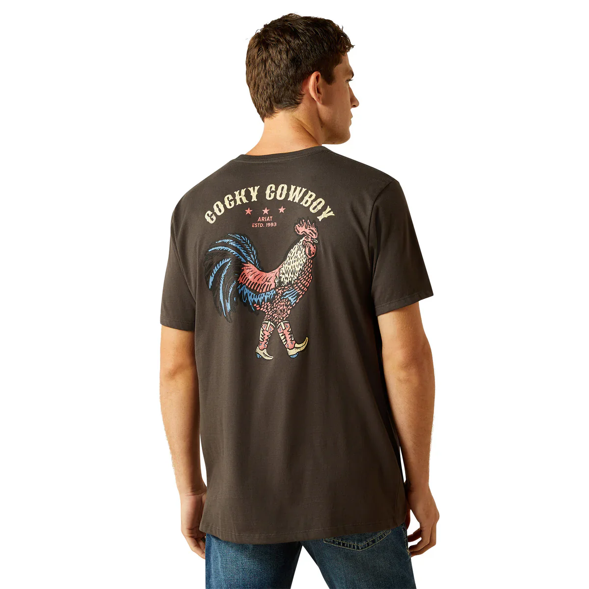 Ariat Mens Cowboy Cocky SS Tee - Image 3