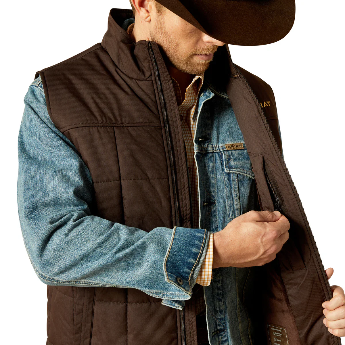 Ariat Mens Crius Insulated Vest - Image 3