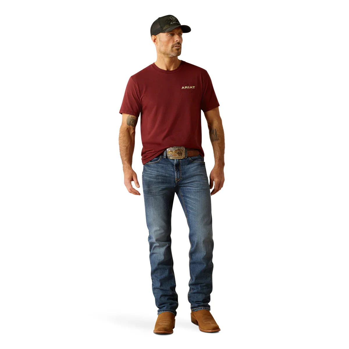 Ariat Mens Explorer Classic SS Tee - Image 3