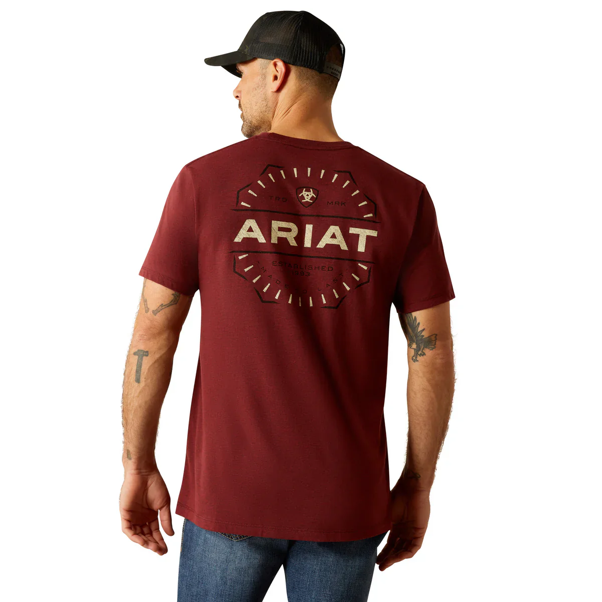 Ariat Mens Explorer Classic SS Tee - Image 4