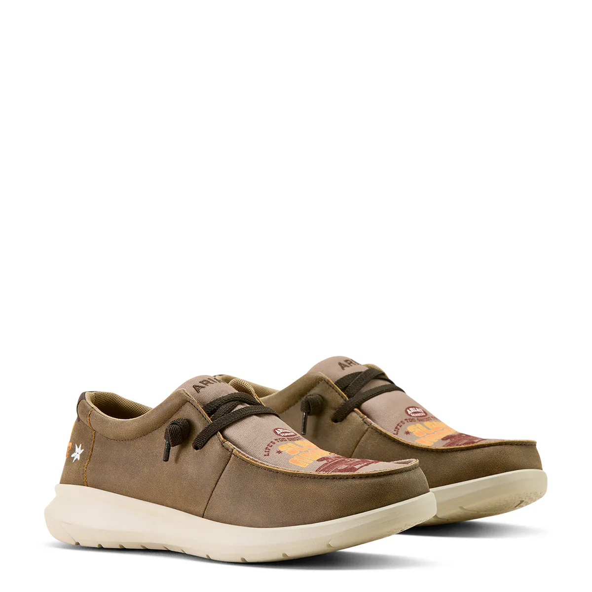 Ariat Mens Hilo Sendero Brown Bomber - Image 2