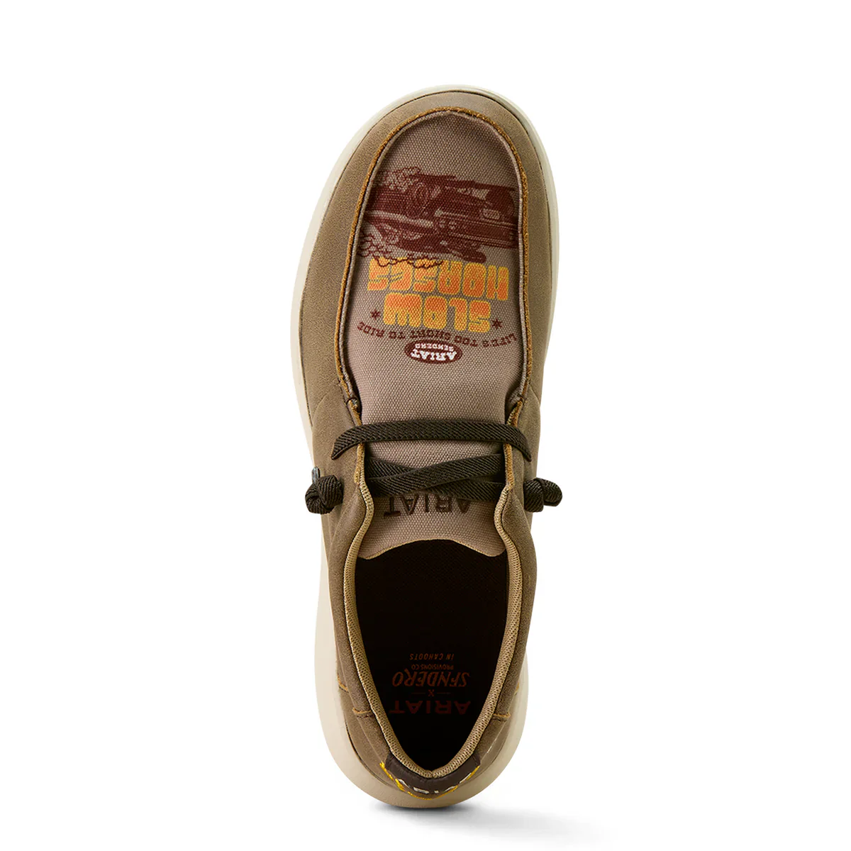 Ariat Mens Hilo Sendero Brown Bomber - Image 6