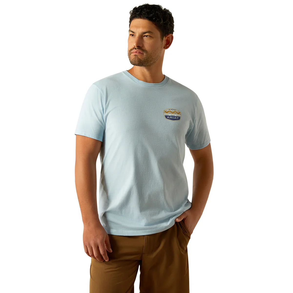 Ariat Mens Ogden Valley Badge SS Tee - Image 4