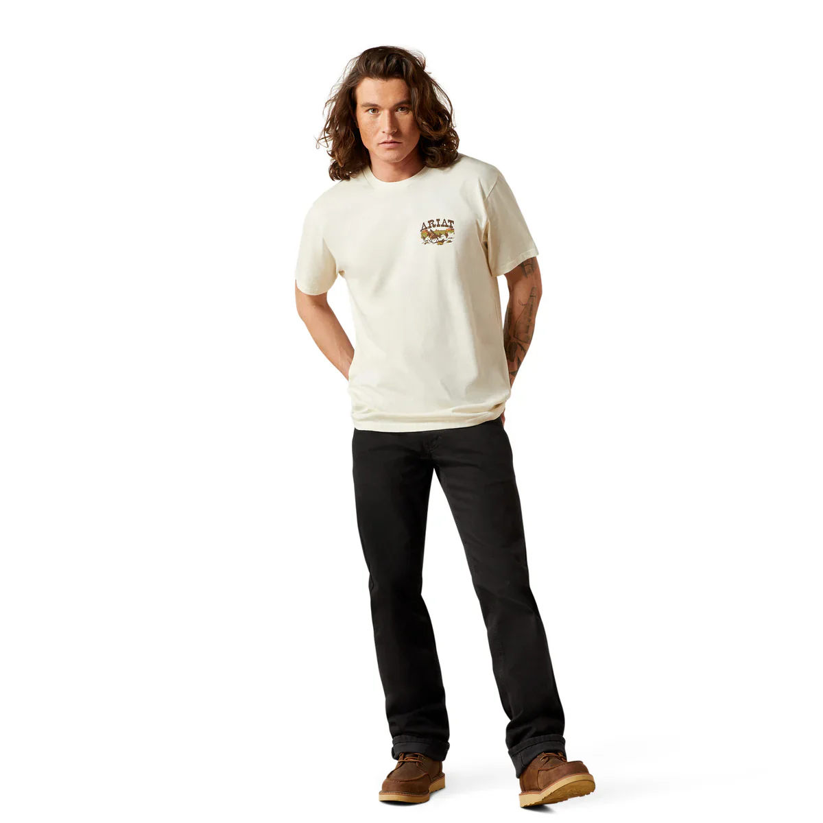 Ariat Mens Pulp Western SS Tee - Image 2