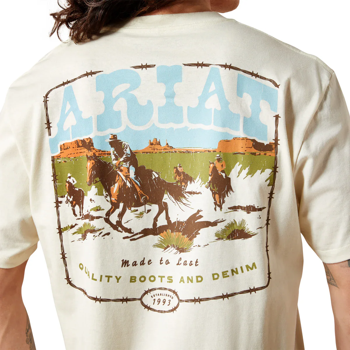 Ariat Mens Pulp Western SS Tee - Image 3