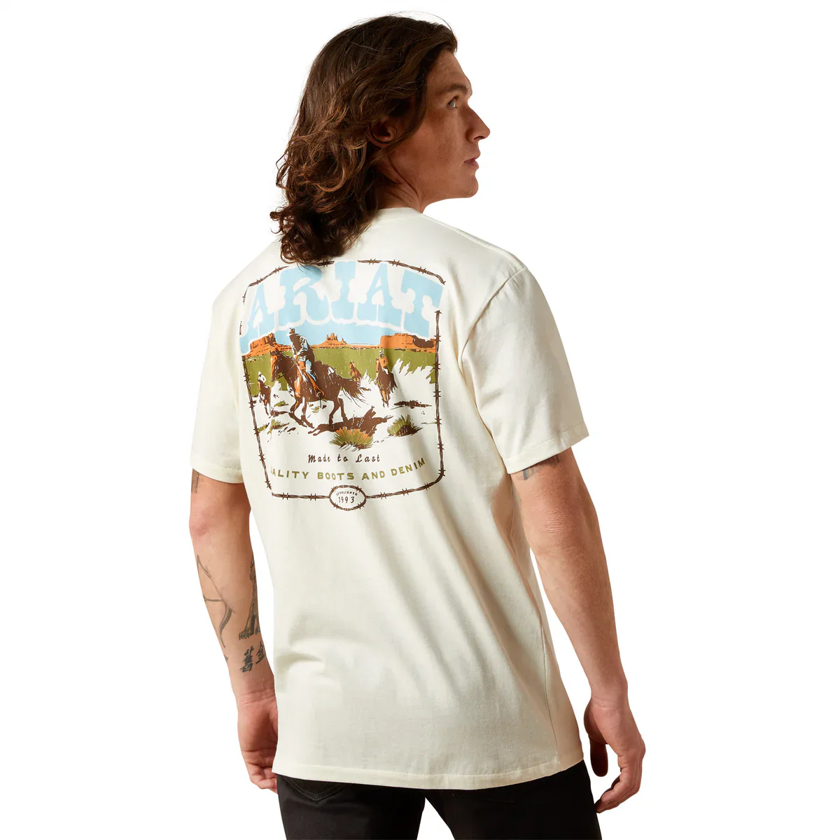 Ariat Mens Pulp Western SS Tee - Image 5