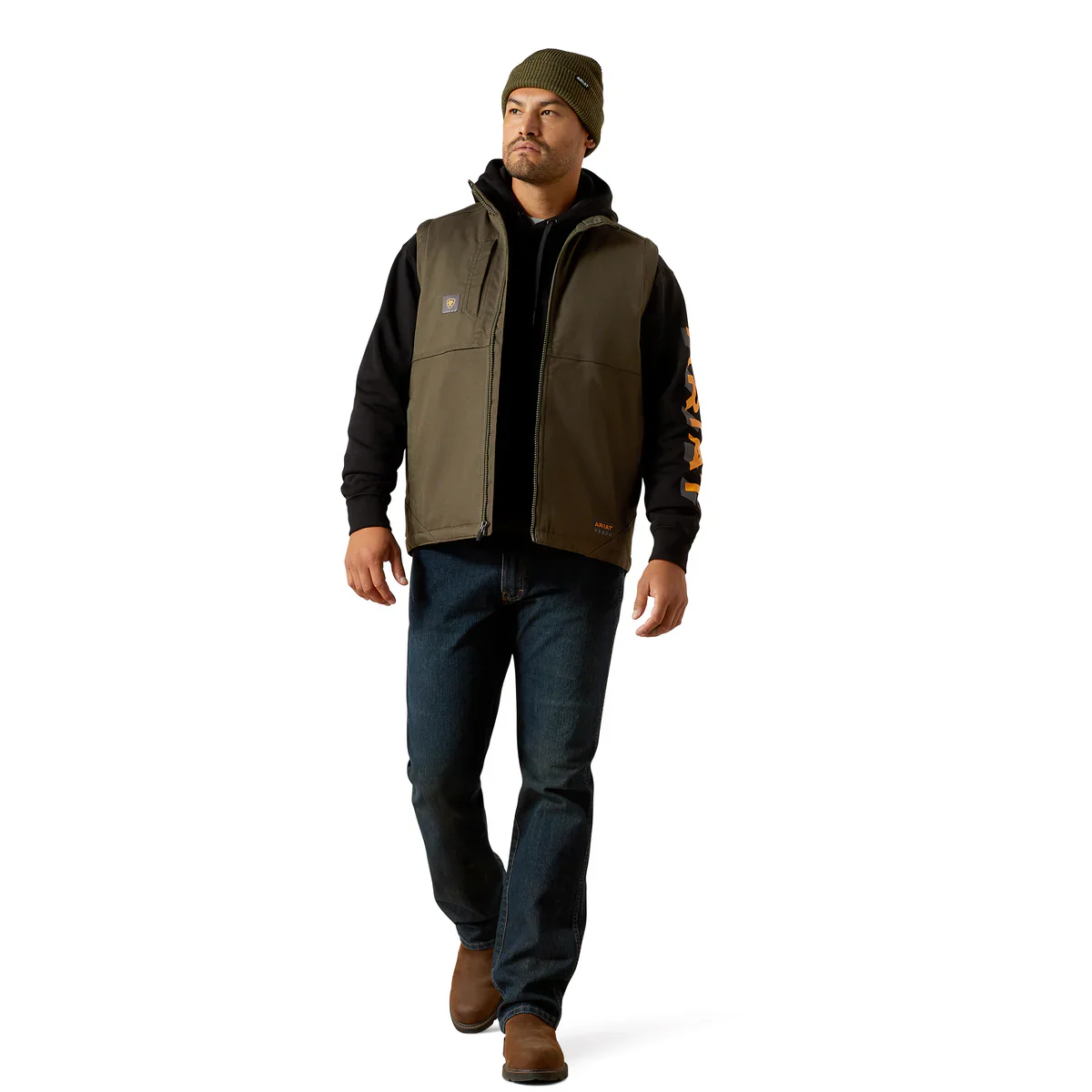 Ariat Mens Rebar Duracanvas Vest - Image 2