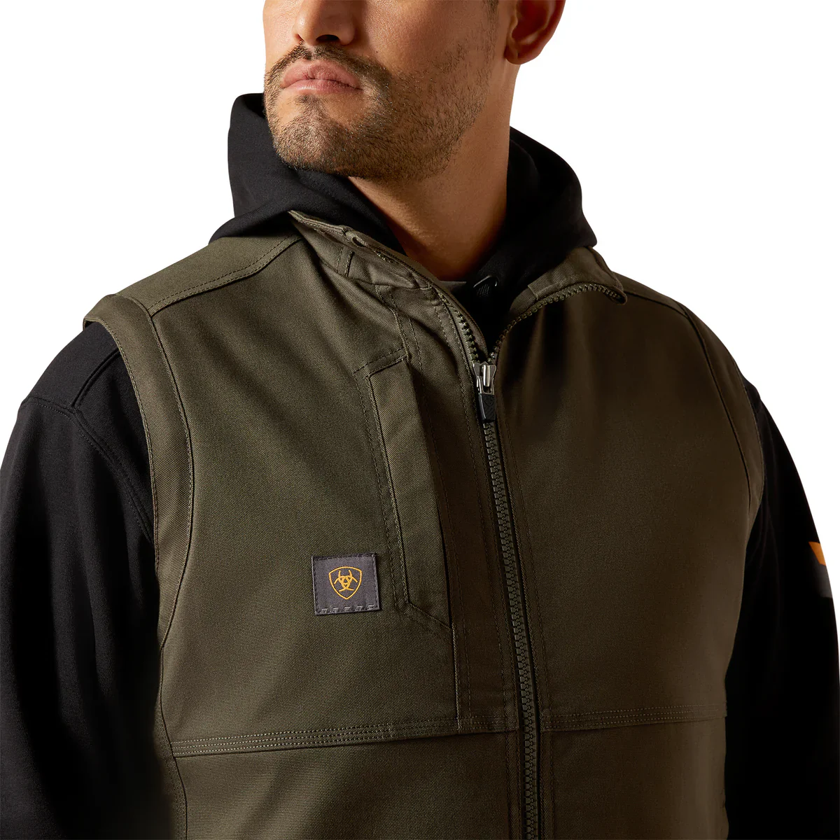 Ariat Mens Rebar Duracanvas Vest - Image 4