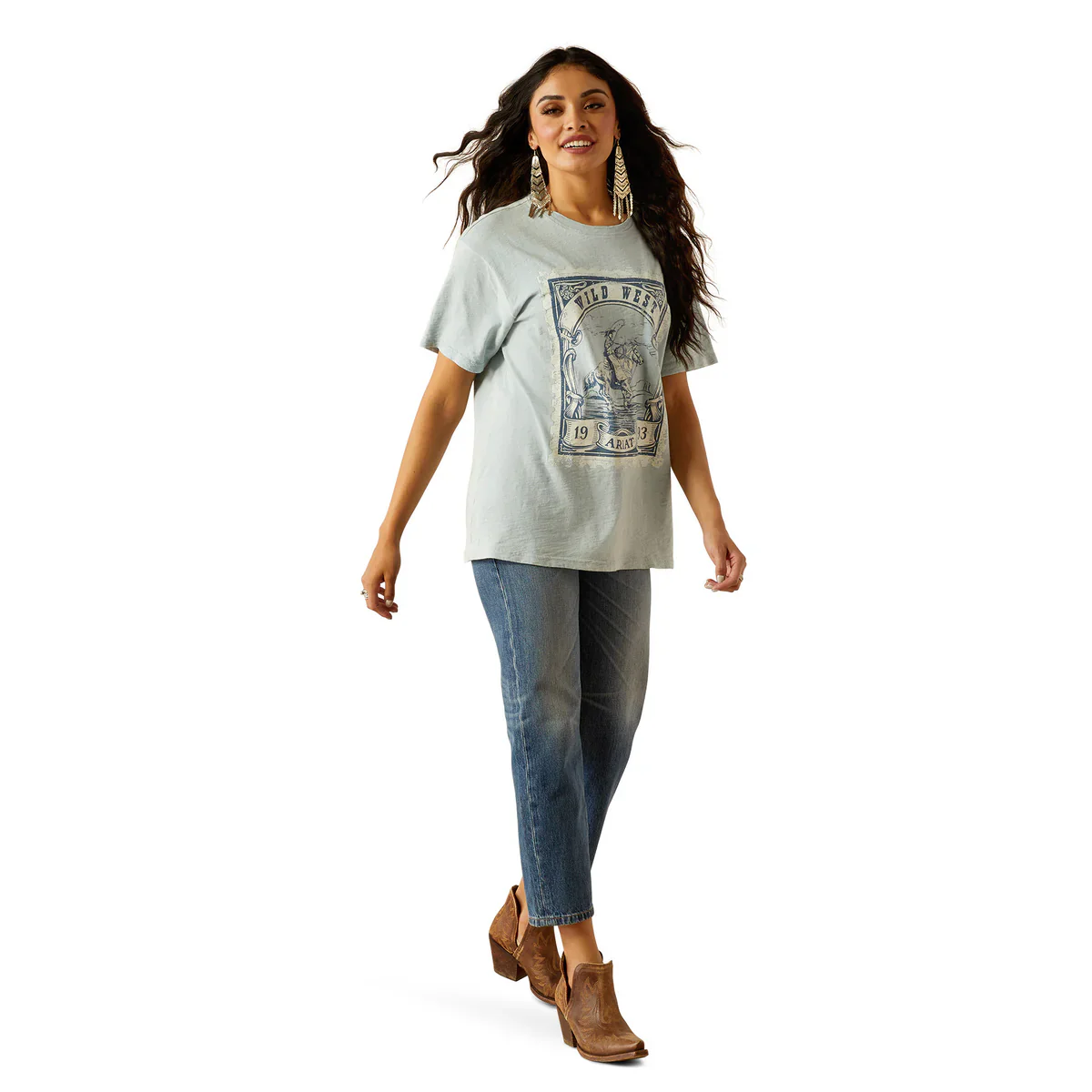 Ariat Wild West Stamp Tee - Image 4