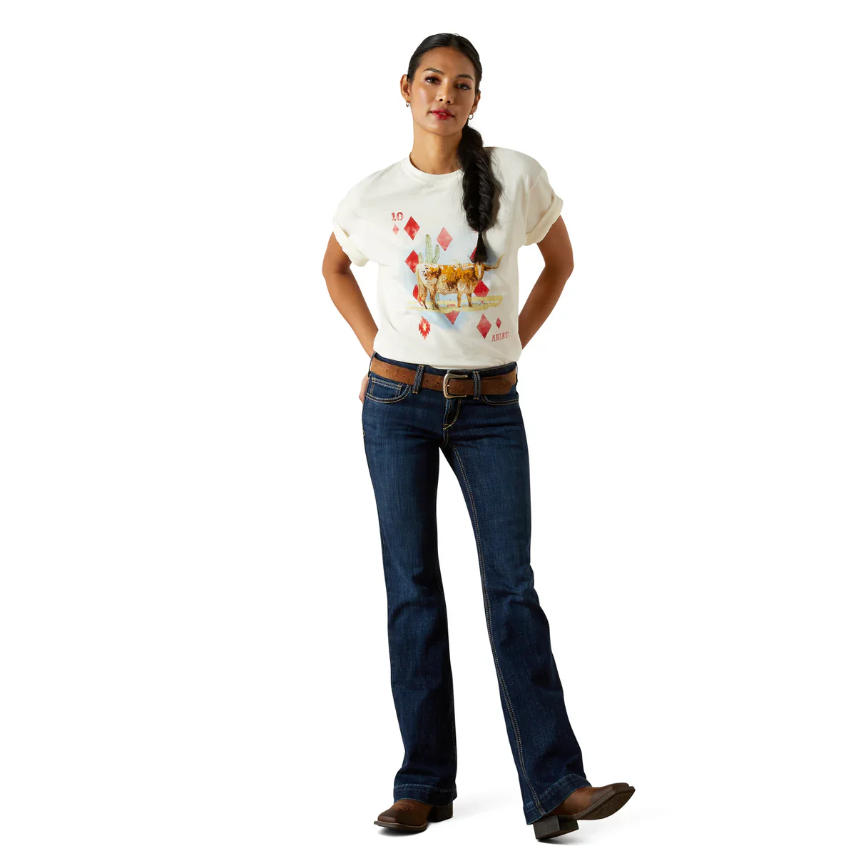 Ariat WMS Aces SS Tee - Image 3