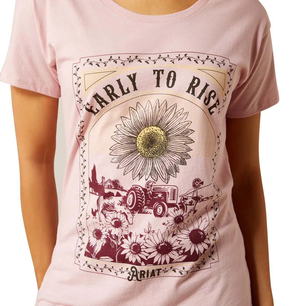 Ariat WMS Early To Rise SS Tee - Image 4