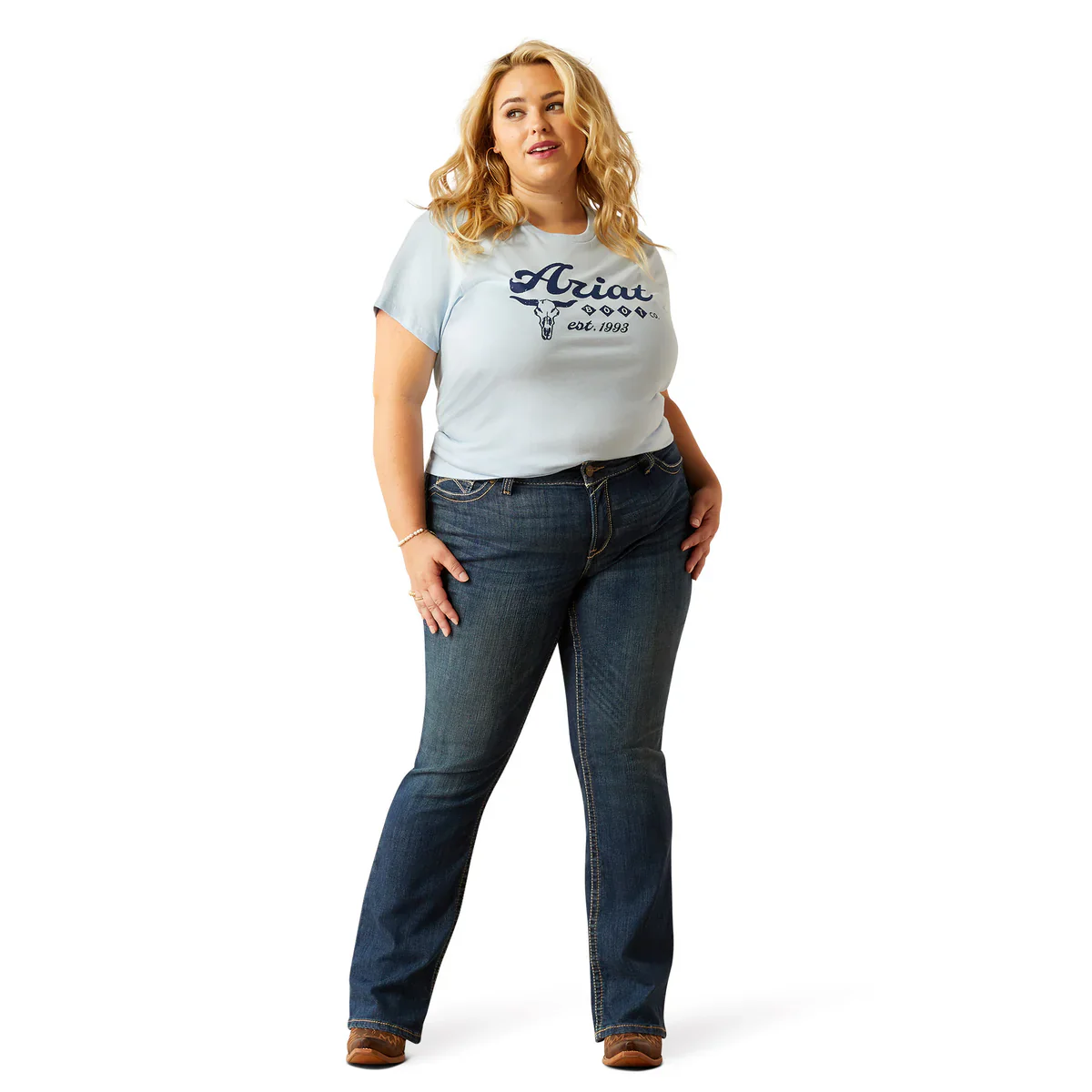 Ariat Womens Established Boot Co SS Tee - Image 7