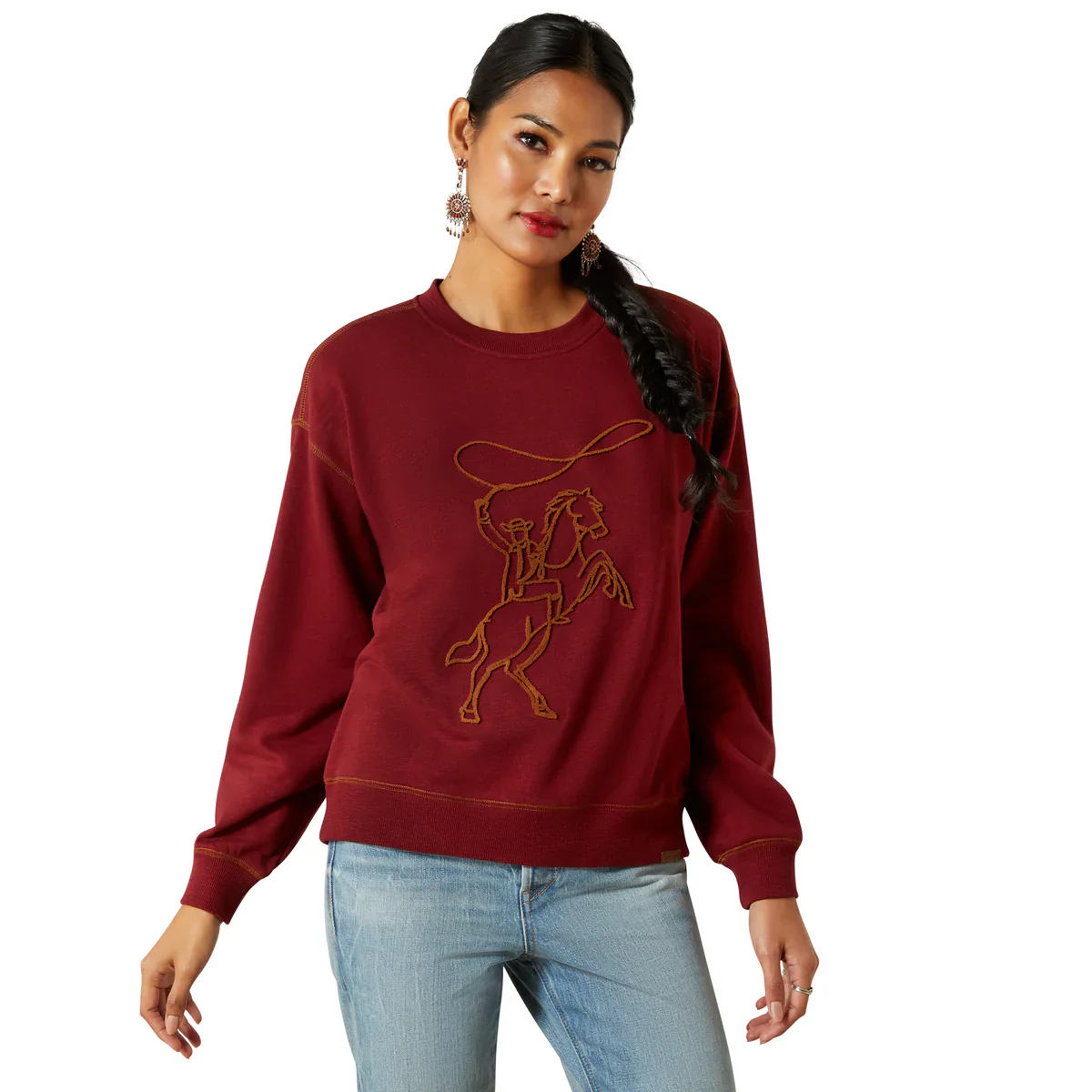 Ariat WMS Lasso Sweatshirt - Image 4