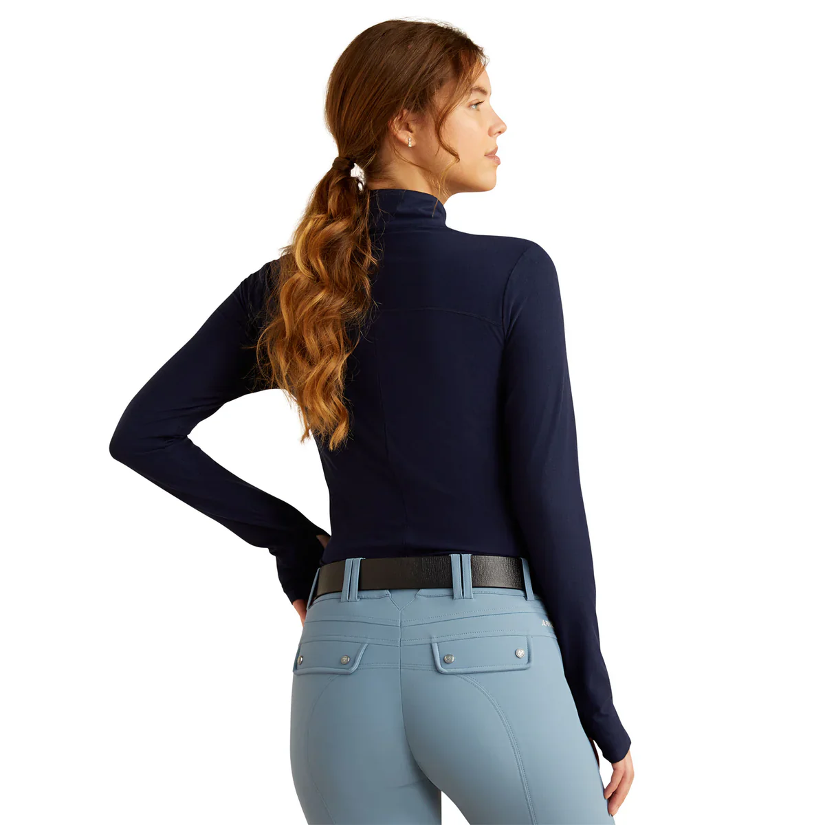 Ariat WMS Lowell 3.0 1/4 Zip Baselayer Shirt - Image 2