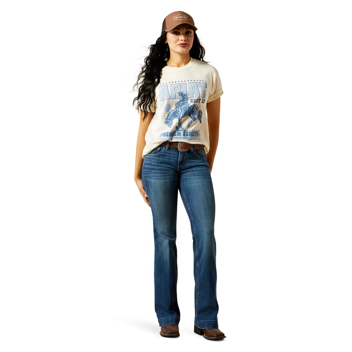 Ariat WMS Retro Block Poster SS Tee - Image 3