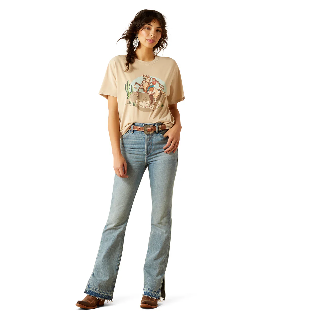 Ariat WMS Ride On SS Tee - Image 3