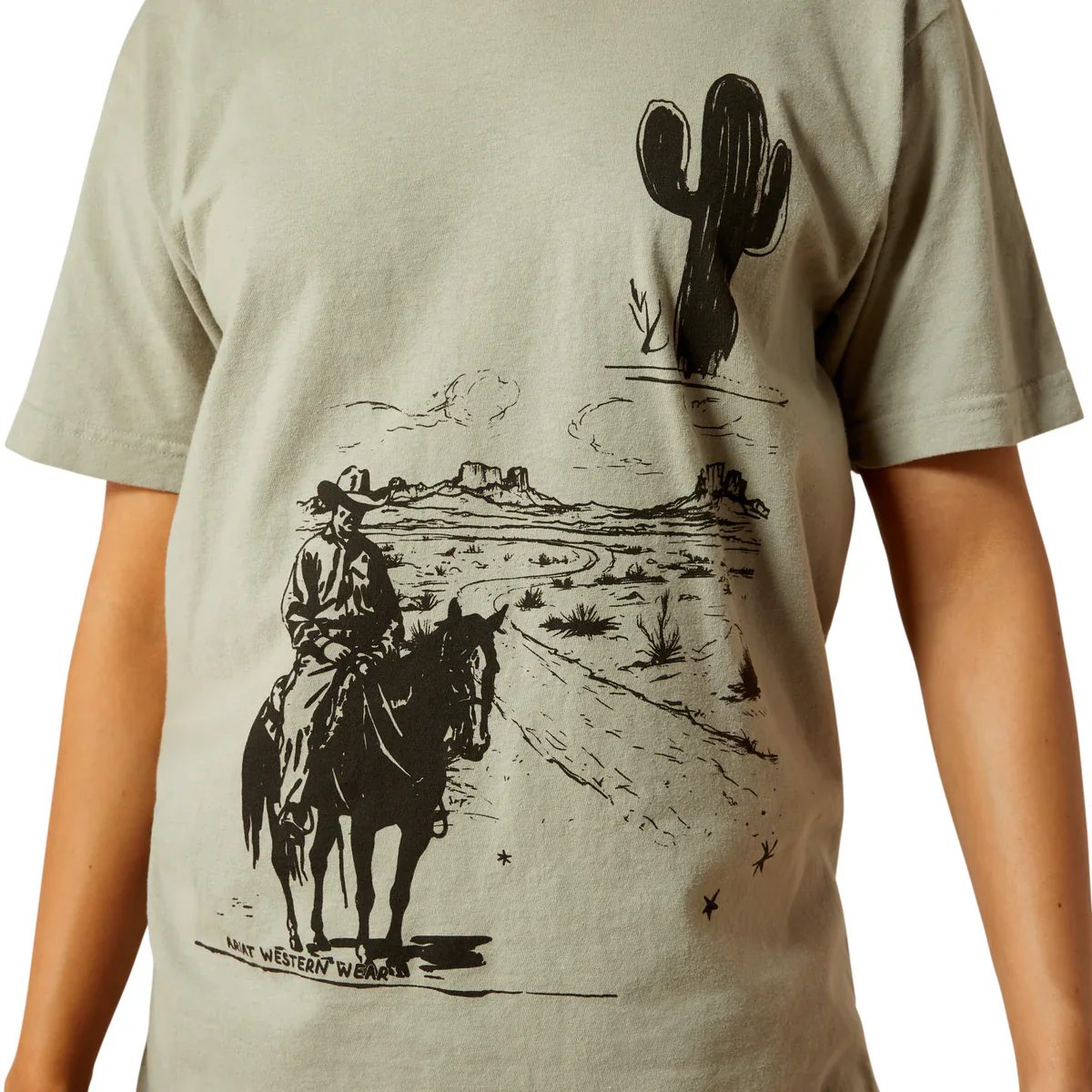 Ariat WMS Sketchy Cowboy SS Tee - Image 3