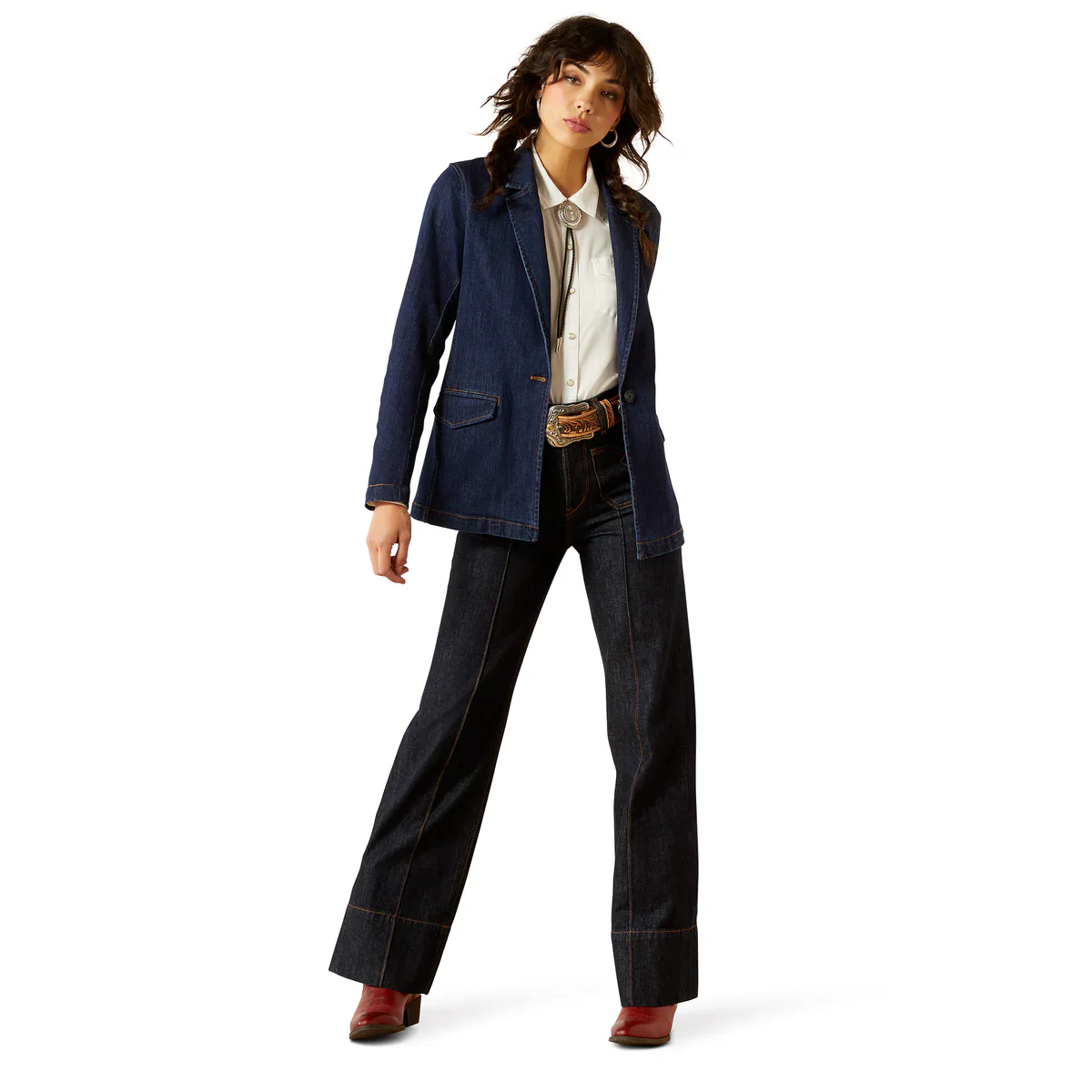 Ariat WMS Tourist Denim Blazer - Image 2