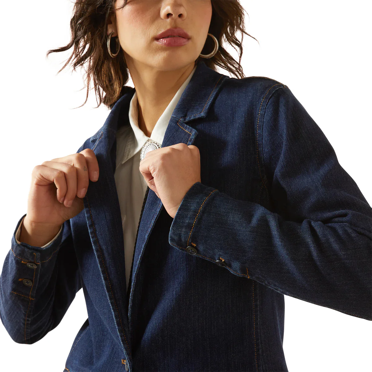 Ariat WMS Tourist Denim Blazer - Image 3