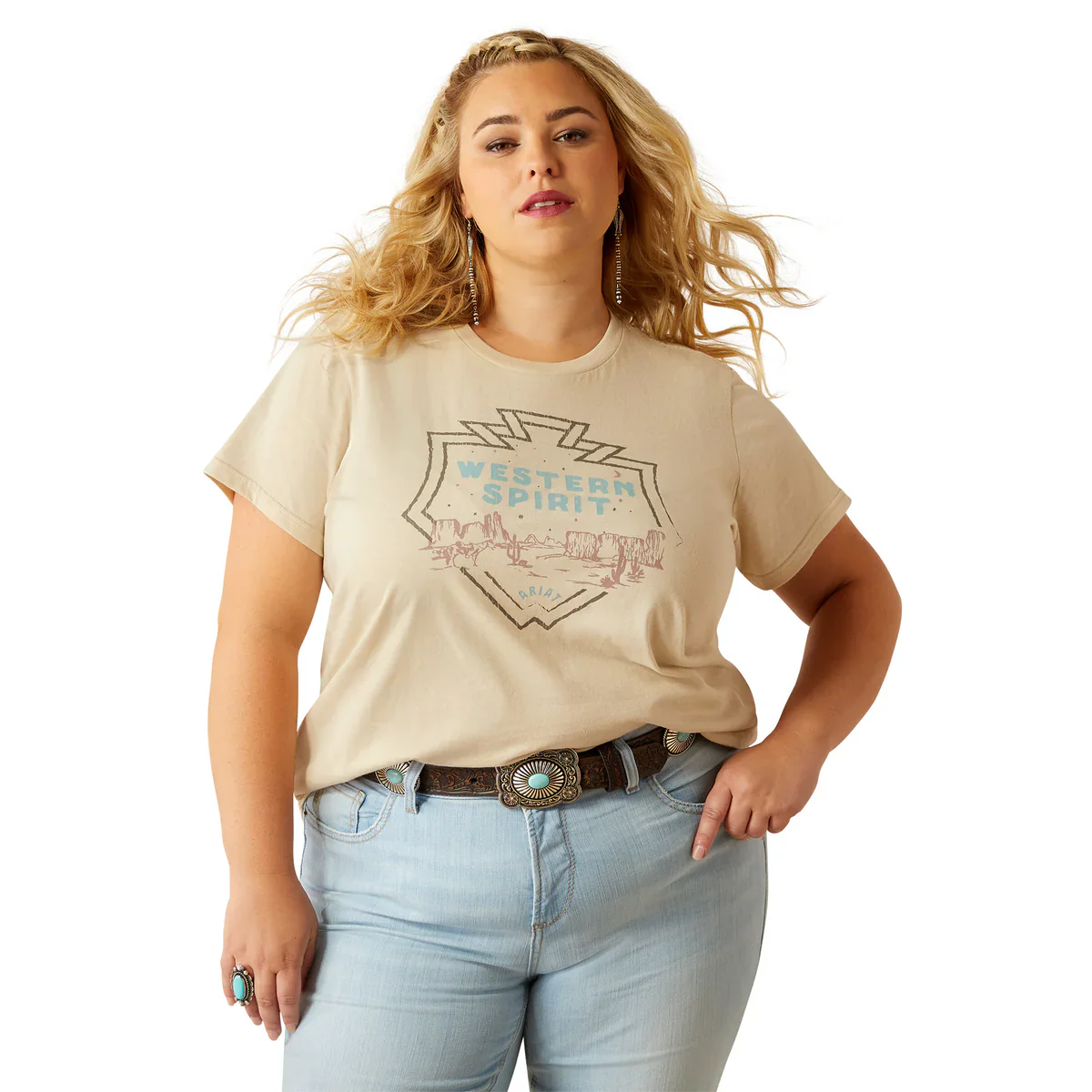 ARIAT WMS Western Spirit SS Tee - Image 4