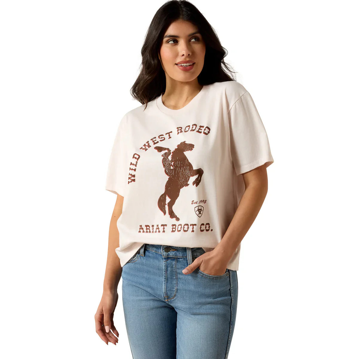 Ariat Womens Wild West Rodeo SS Tee - Image 2