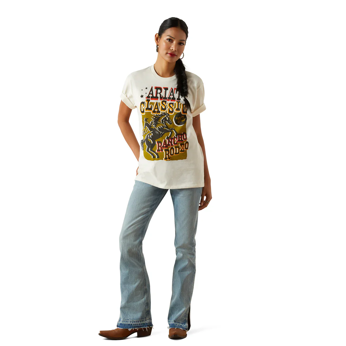 Ariat Womens Classic Rodeo Short Sleeve Tee - Image 3