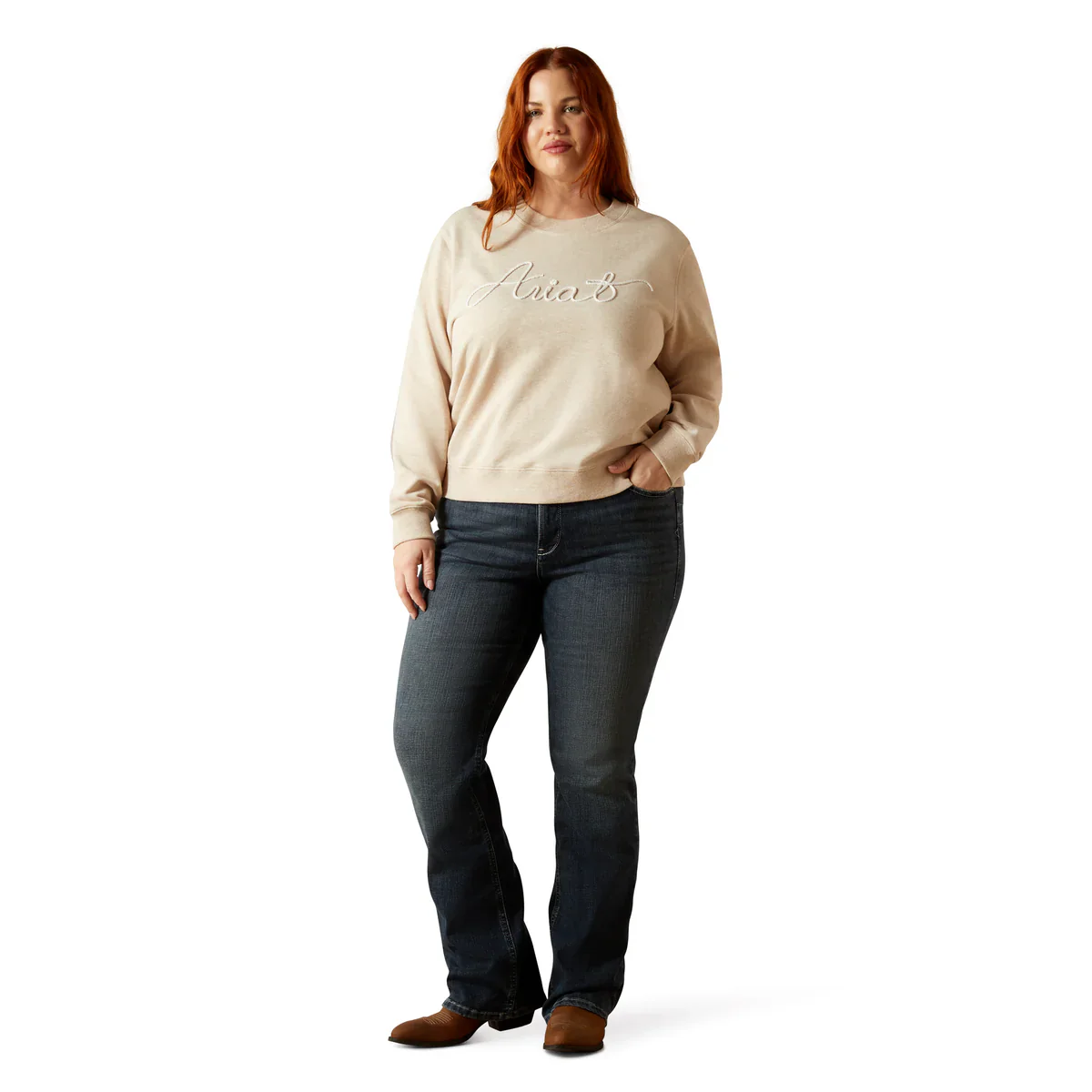Ariat Womens Essential Crew Sweatshirt - Image 5